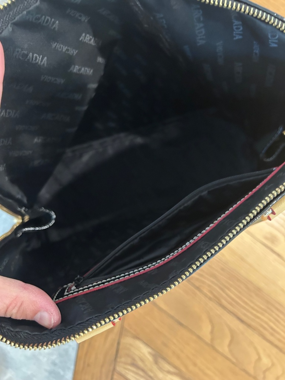 Arcadia Black Leather Satchel - Picture 5 of 6